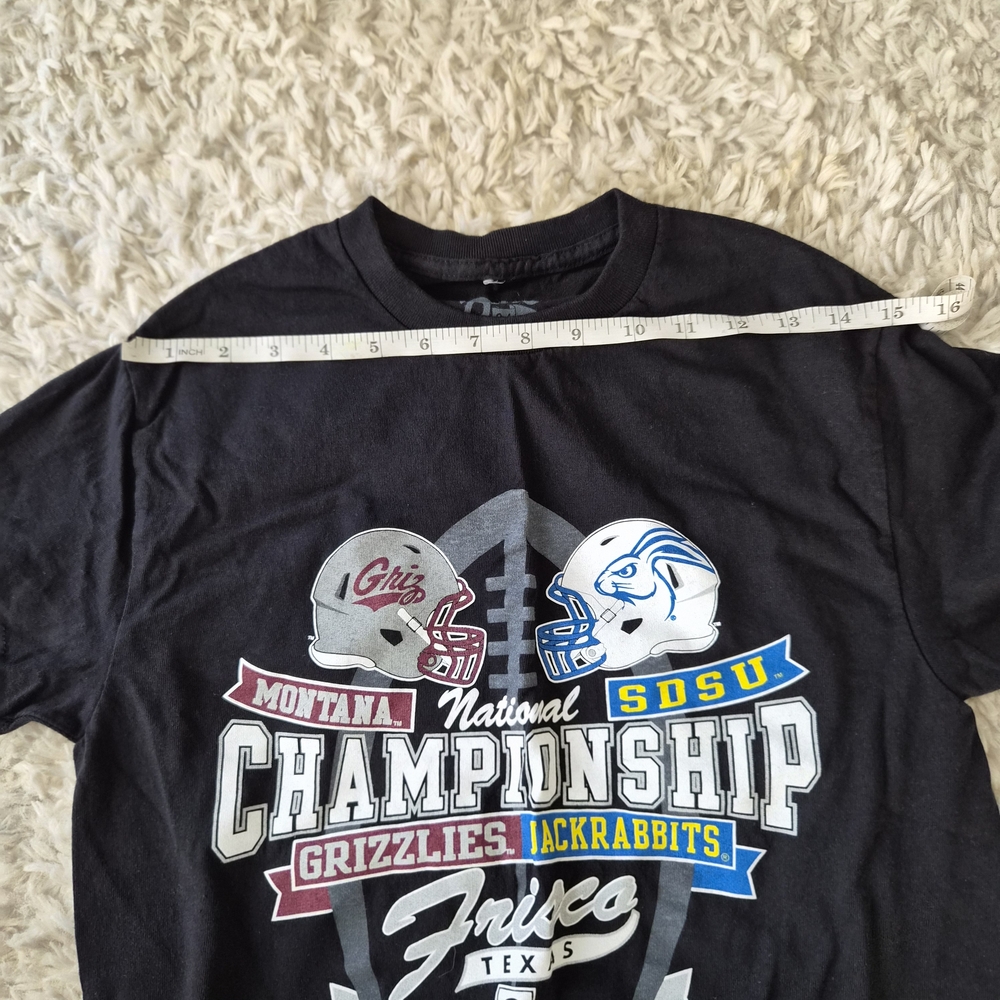 ☆5/$15☆Blue 84 NCAA Football National Championship Tee–Montana vs SDSU–Size S - Picture 6 of 16